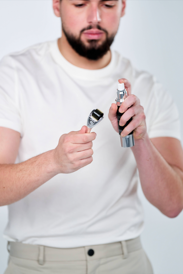 Titanium Micro Needle Derma Roller 1.5mm and Cleansing Spray Set