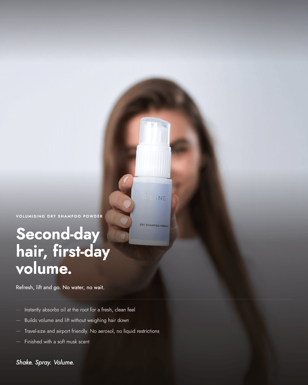 Volumising Dry Shampoo Powder Spray - RILANÉA